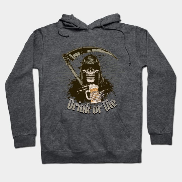 Drink or die Hoodie by onemoremask